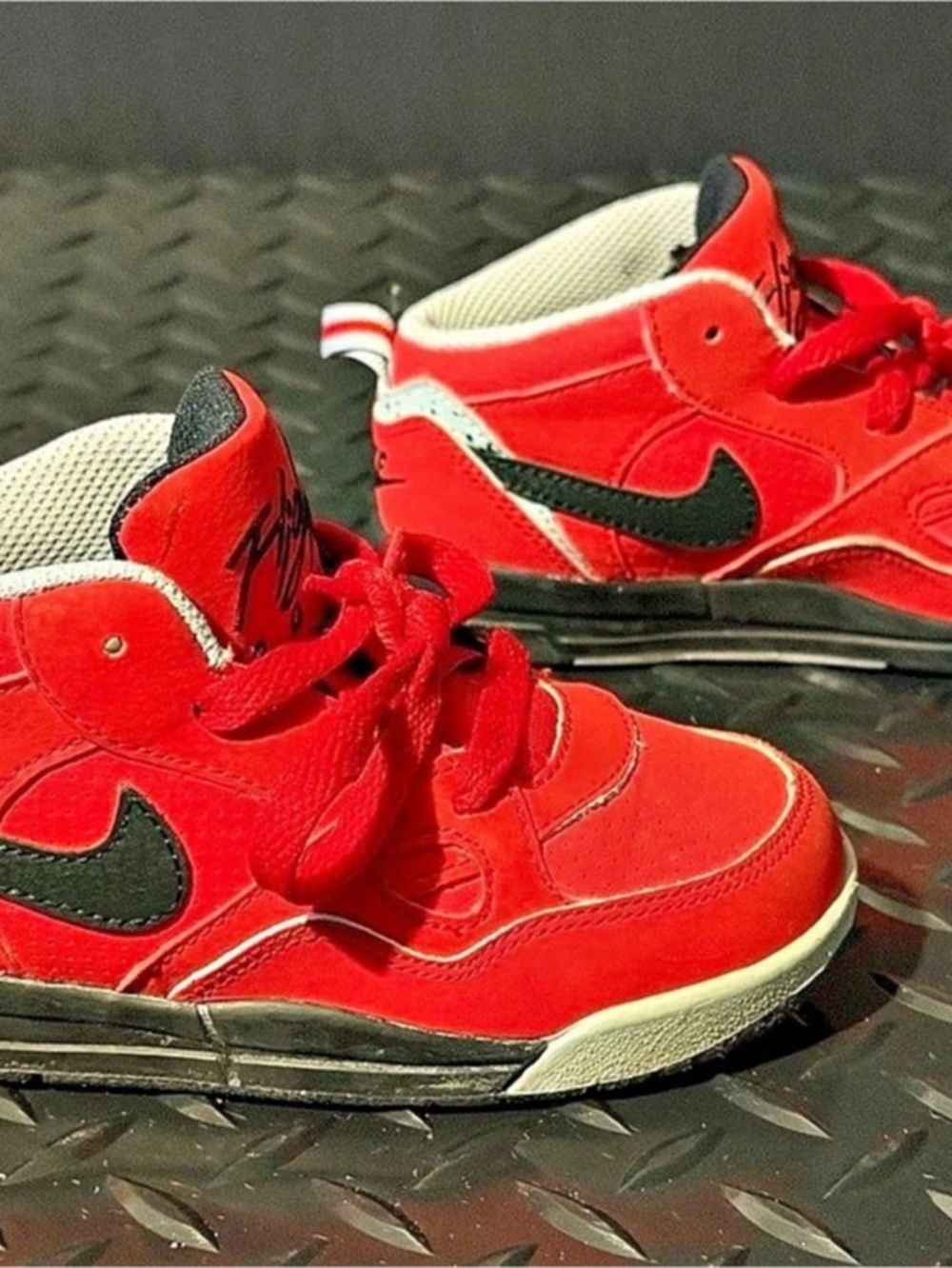 Nike Flight 13 (TD) Kids Sneakers Red & Black US 10C